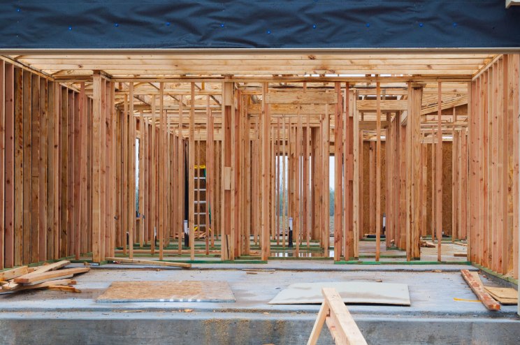 Lots of wood inside these walls! Just need the walls